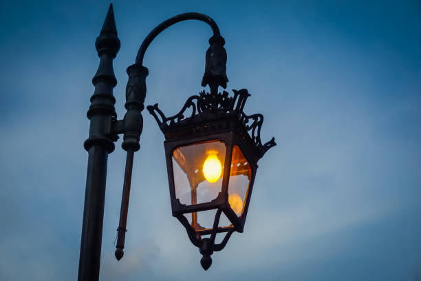 istock Street lamp in the evening 1289194312