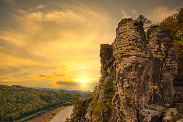 Saxon Switzerland is a unique natural wonder in Saxon Switzerland is a unique natural wonder in
Germany festung konigstein castle stock pictures, royalty-free photos & images