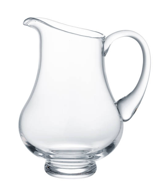 istock Glass jug for juice isolated on white 1289195680