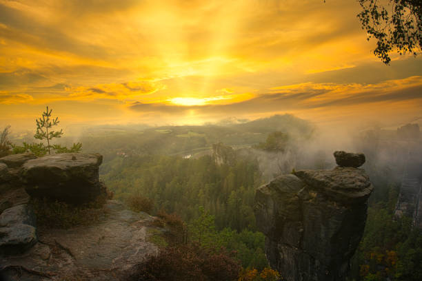 Saxon Switzerland is a unique natural wonder in Saxon Switzerland is a unique natural wonder in
Germany festung konigstein castle stock pictures, royalty-free photos & images