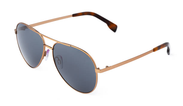 istock Stylish sunglasses isolated on white background, close up 1289203753