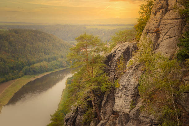 Saxon Switzerland is a unique natural wonder in Saxon Switzerland is a unique natural wonder in
Germany festung konigstein castle stock pictures, royalty-free photos & images