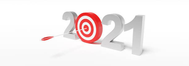 istock Happy New Year Background. Start in 2021. 3D illustration 1289214085