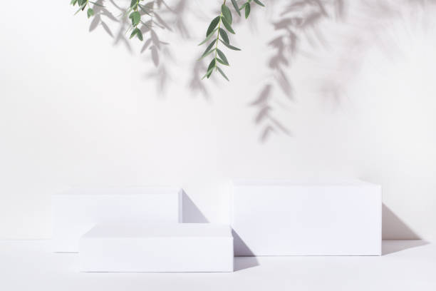 istock White background for cosmetic products. 1289225394