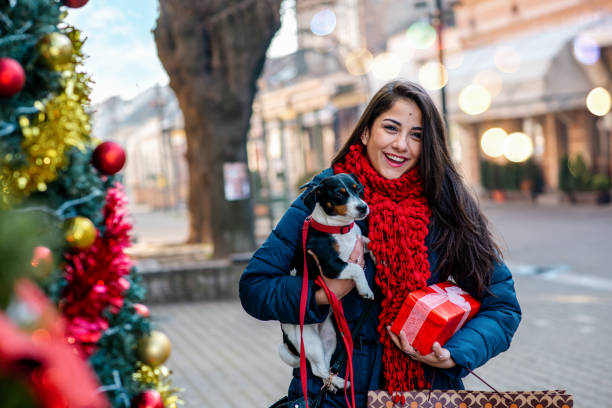 istock Woman with her dog 1289229409