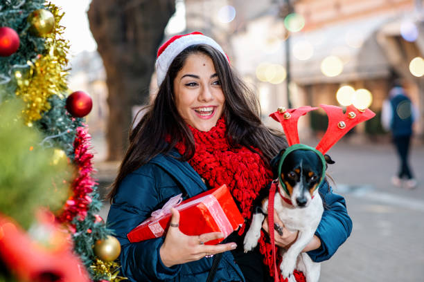 istock Woman with her dog 1289230699