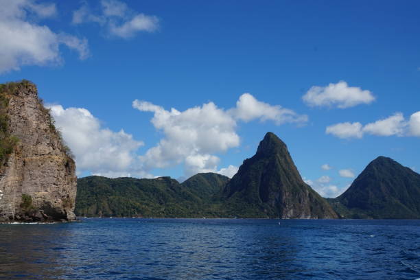 istock St Lucia Mountains from the Sea 1289231206
