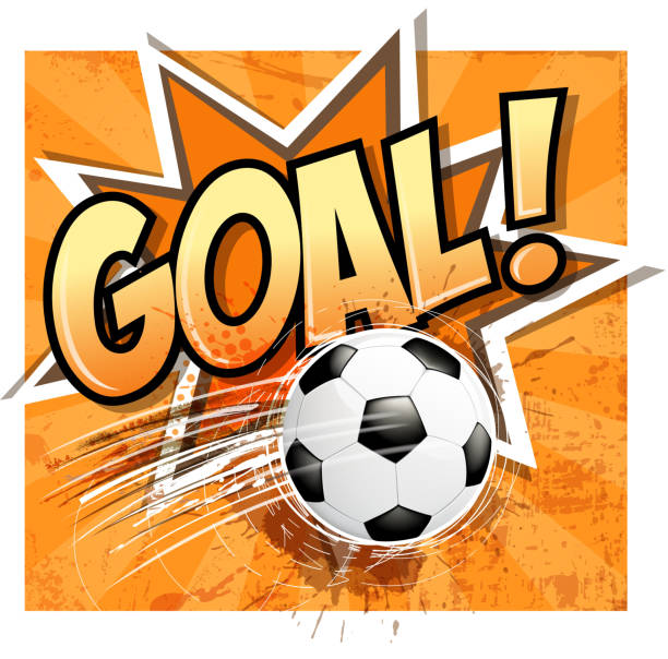 illustrazioni stock, clip art, cartoni animati e icone di tendenza di segnare gol - goal scoreboard soccer soccer ball