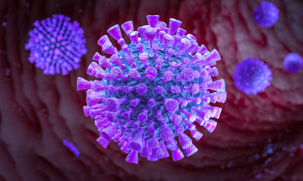 istock detail of corona virus under the microscope. 1289234308