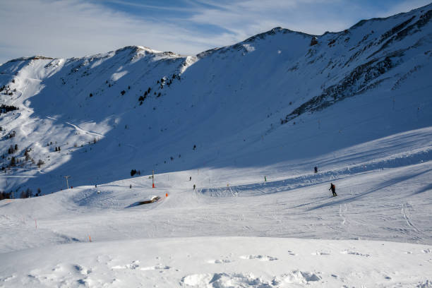 istock Ski Route in the Swiss Alps, 4 Valleys 1289235802