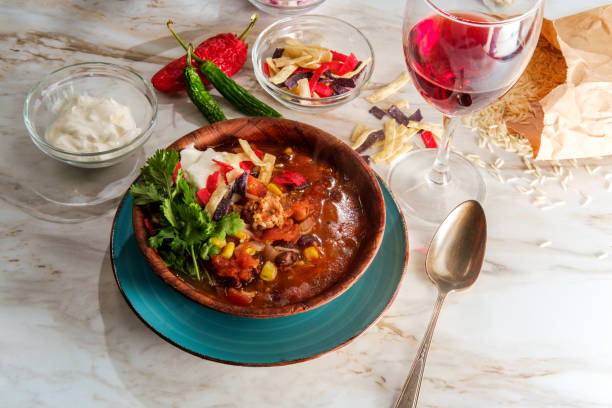 istock Mexican Chorizo Taco Soup 1289236182