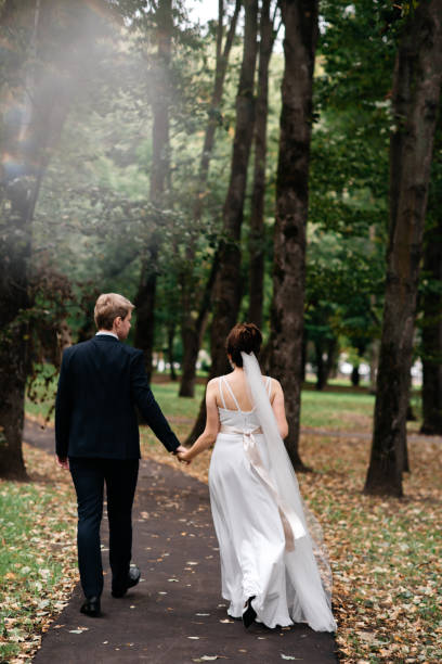 istock Bride and groom in nature. 1289239369