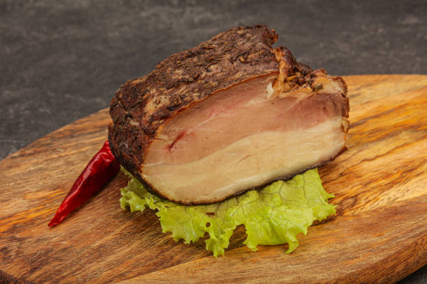 istock Homemade Smoked pork peat with spices 1289240872
