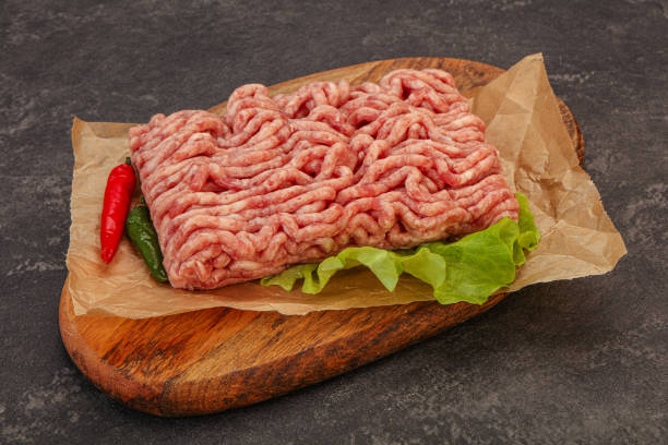 istock Raw Minced pork meat for cooking 1289240964