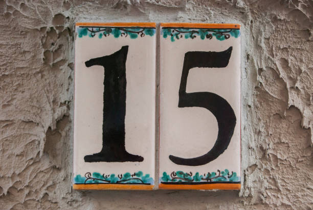 istock Number 15 of enamelled tiles 1289242541