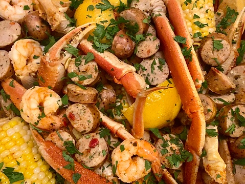 Seafood Boil background