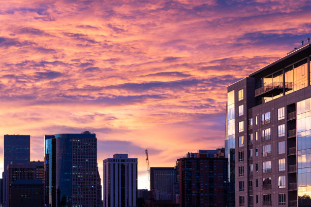 istock Sunset in Denver Colorado 1289245312
