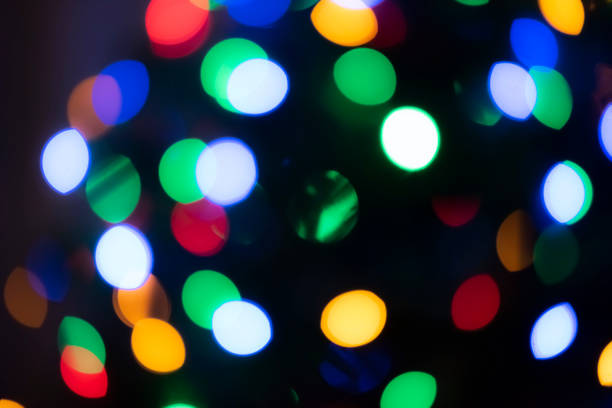 istock Defocused Christmas lights backgrounds 1289249267