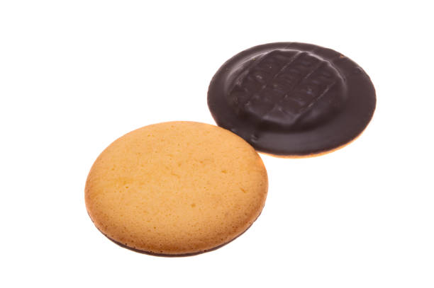 istock chocolate biscuit cookies with orange jam isolated 1289250796