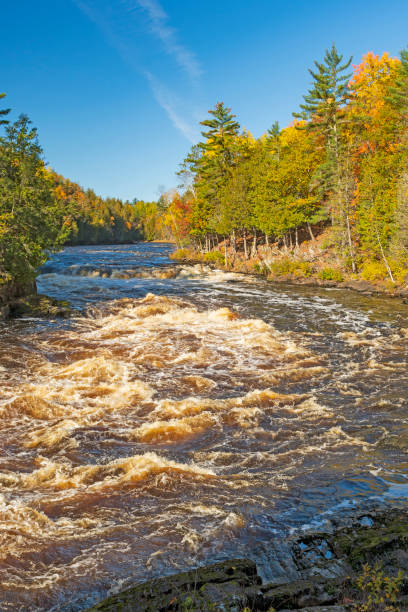 istock A Northwoods River Running Through a Gorge in the Fall 1289253941