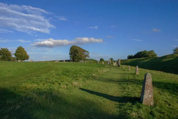 Part of the Avebury Stone Circle in Wiltshire, England