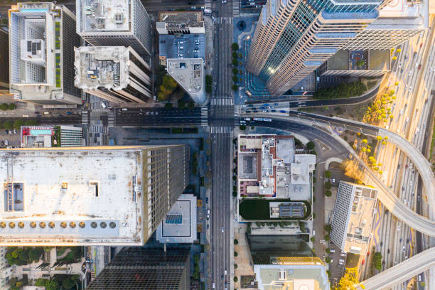 istock Los Angeles, California at night from above 1289259312