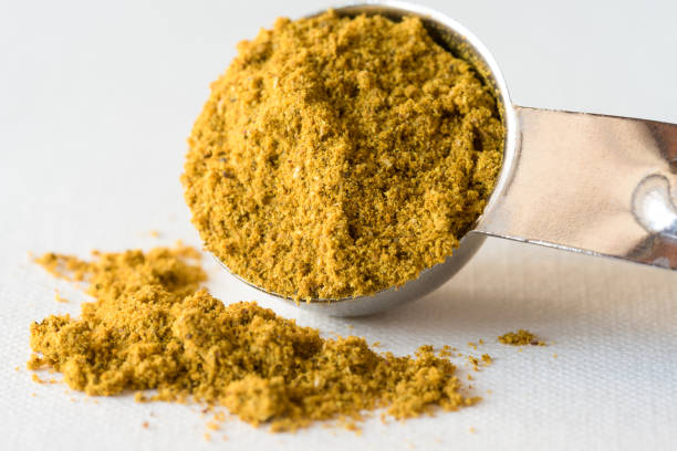 istock Curry Powder Spilled from a Teaspoon 1289259325