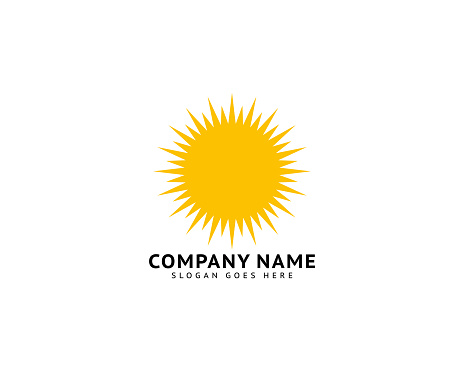 Sun Design Template Vector Stock Illustration - Download Image Now ...