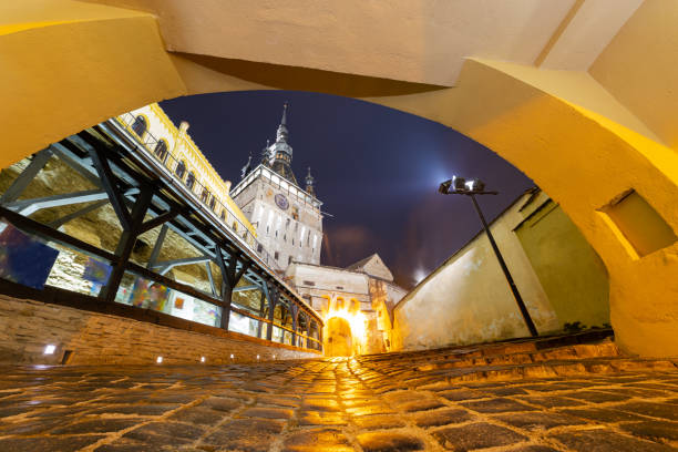 istock Sighisoara - medieval old town in Transylvania 1289267400