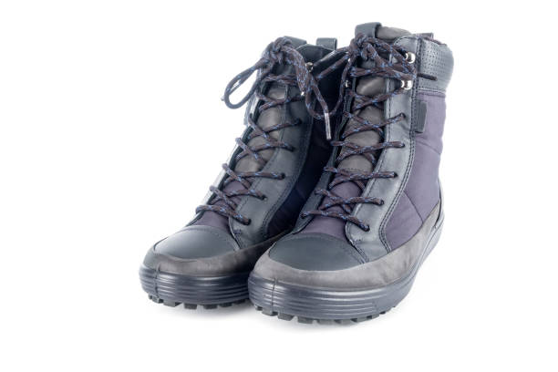 istock A Pair of Women's New Waterproof Short Boots 1289272071