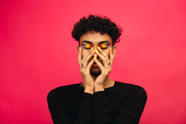 istock Gay man holding his face 1289275560