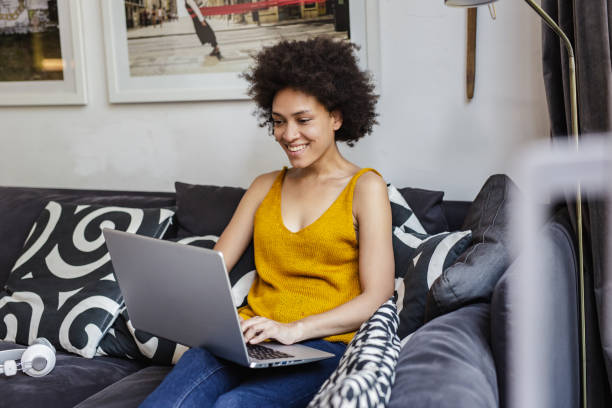 istock African American woman is working from home 1289275654