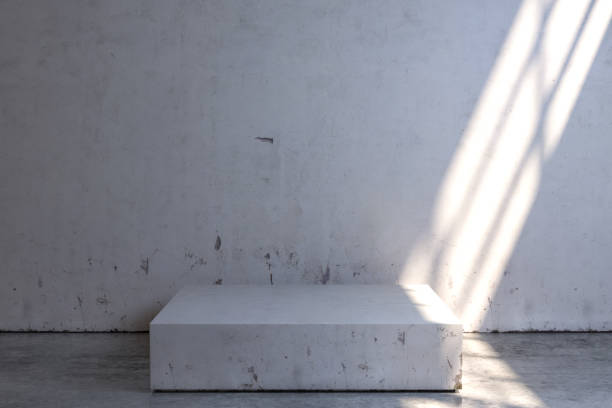 istock Minimal abstract geometric podium scene. Empty showcase for product presentation. 3d rendering 1289276869
