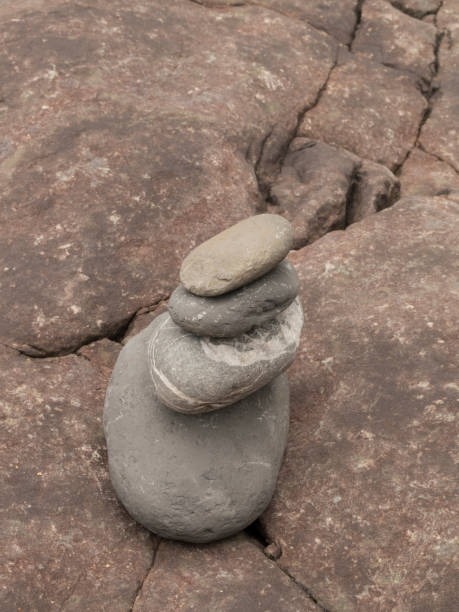 istock Closeup of pebble piramyd 1289281715