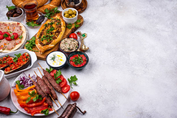 istock Traditional Turkish or Middle eastern dishes 1289283957