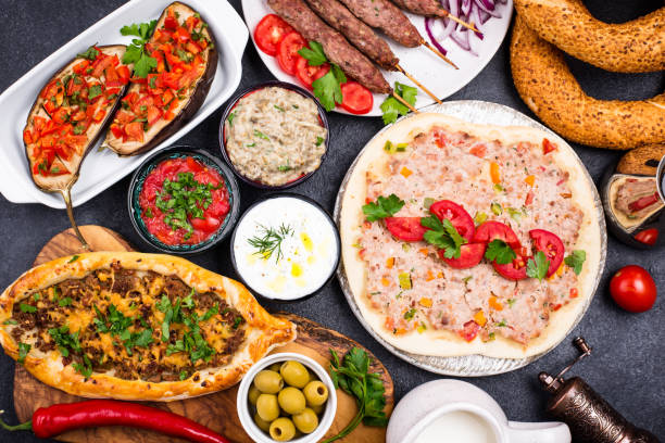 istock Traditional Turkish or Middle eastern dishes 1289283968