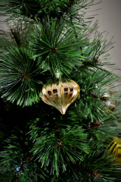 istock Beautiful golden Christmas tree ornament 1289291409