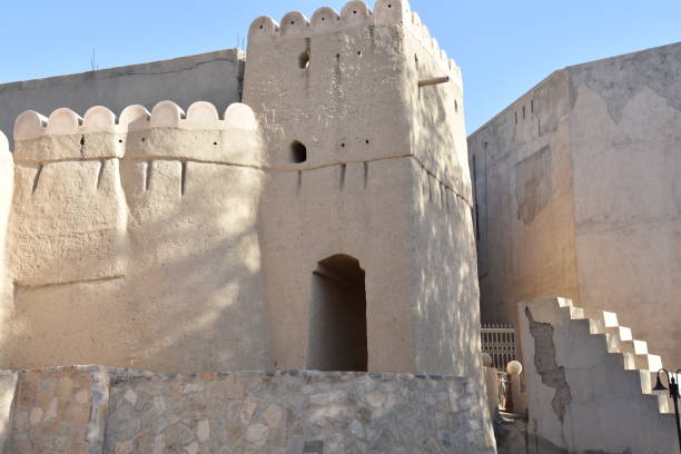 istock Vintage Stucco Building in Nizwa Souk 1289291946