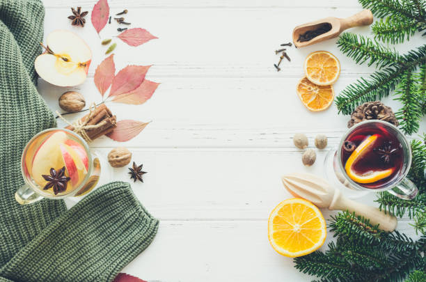 istock Autumn and Christmas mulled wine. 1289300666