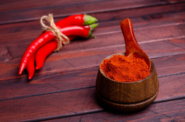 istock Red pepper powder in a bowl 1289303388