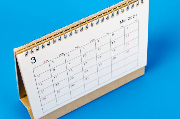 istock March 2021 Calendar desk for organizer to plan and reminder 1289305616