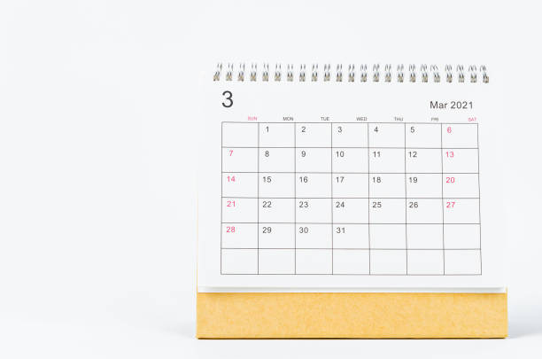 istock March 2021 Calendar desk for organizer to plan and reminder 1289306157
