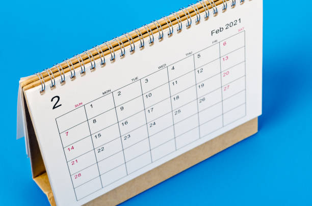 istock February 2021 Calendar desk for organizer to plan and reminder 1289306245