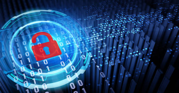 istock Cyber security data protection business technology privacy concept. 3d illustration. 1289307258