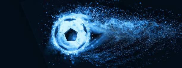Artistic and abstract soccer ball