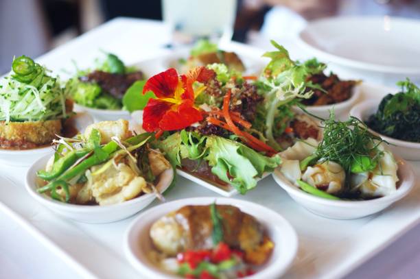 istock Balinese cuisine fine dining appetizer platter; Chandi, Seminyak 1289311236