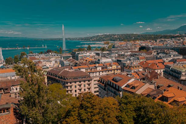 istock Geneva from the top 1289312518