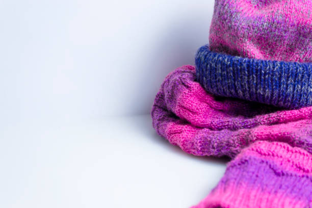 istock knitted hat and scarf on a white background 1289314172
