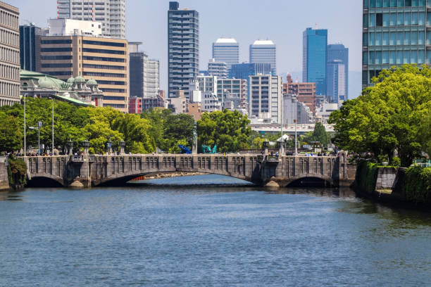 istock Yodoyabashi Bridge over Tosabori River in Nakanoshima, Osaka 1289314852