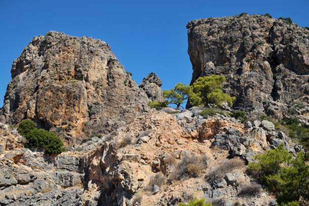istock Rock formation at Crete mountains 1289324109